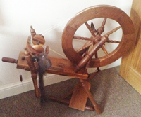 Countess spinning wheel, by Peter Royle